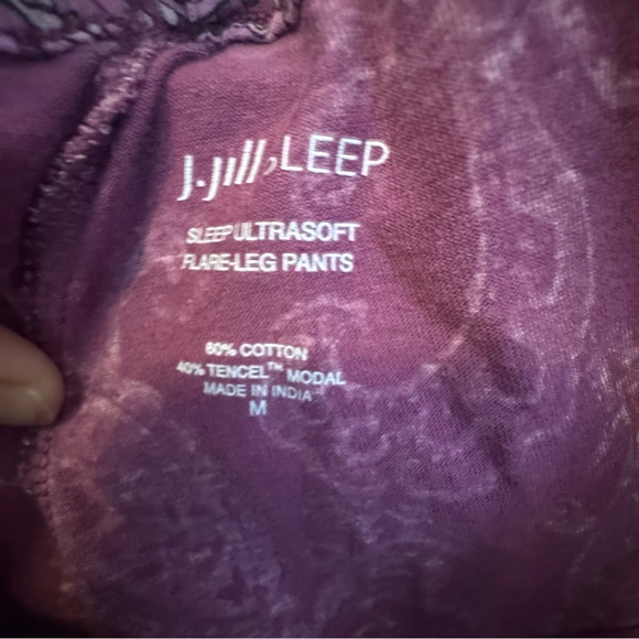 J. Jill Paisley Long Sleeve shirt and pants pajama set - Picture 5 of 6